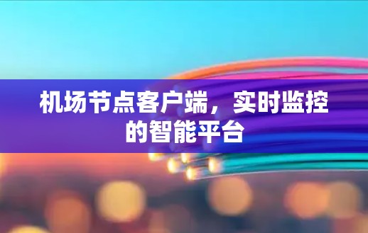<strong>机场节点</strong>客户端，实时监控的智能平台