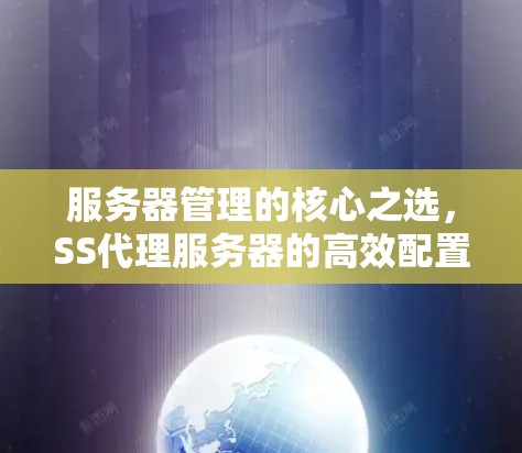 服务器管理的核心之选，SS代理服务器的高效配置与优化