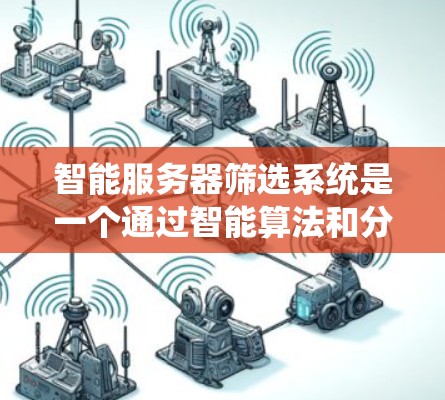 智能服务器筛选系统是一个通过智能算法和分析相结合的方式,提升服务器性能、减少故障风险和优化资源配置的系统。以下是该系统的主要模块和功能 智能服务器筛选系统是一个通过智能算法和分析相结合的方式,提升服务器性能、减少故障风险和优化资源配置的系统。以下是该系统的主要模块和功能