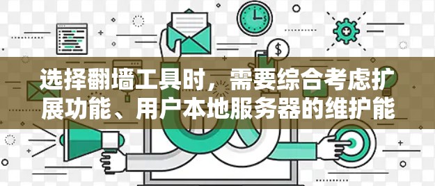 选择翻墙工具时，需要综合考虑扩展功能、用户本地服务器的维护能力、用户权限的控制以及翻墙工具的兼容性和安全性。以下是详细的步骤指南