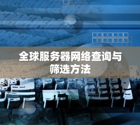 全球服务器网络查询与筛选方法