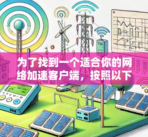 为了找到一个适合你的网络加速客户端，按照以下步骤操作