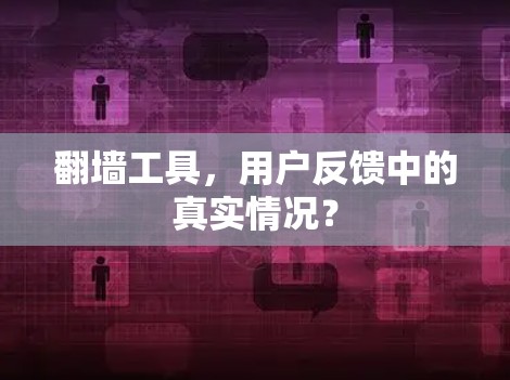 翻墙工具，用户反馈中的真实情况？